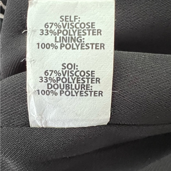 Ramy Brook Myla Mini Dress Black Houndstooth Burnout Multi Ruched Faux Wrap NWT - Picture 14 of 16